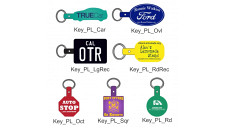 Flexible Plastic Key Tag | Key tag template