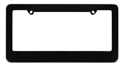 Non Imprinted Plastic License Plate Frames | 1 - Style E-Blank
